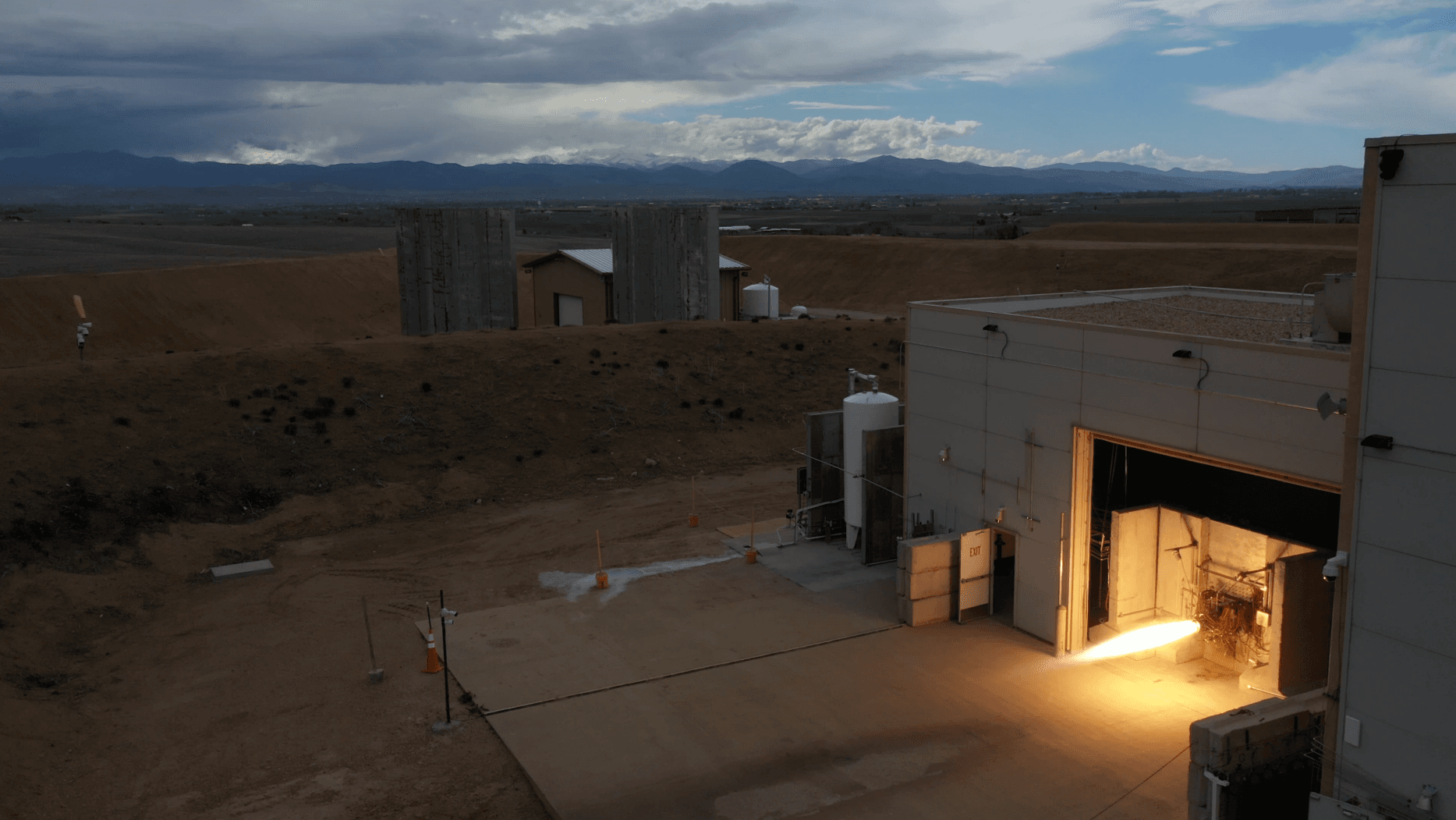 Hadley engine qualification test at on May 4, 2023, at Ursa Major’s headquarters.