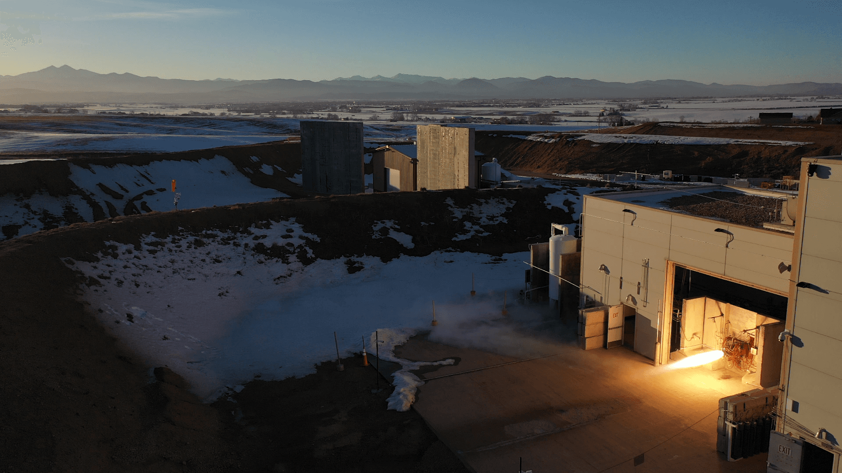 Hadley engine hotfire test on February 19, 2023